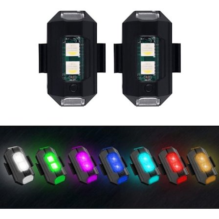 4 stk. LED Drone Strobe Lights Veicle Anti-Collision Strobe Light