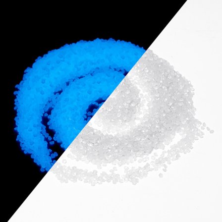 Små Glow Stones Sandpartiklar, 5000-bitar 125g per påse