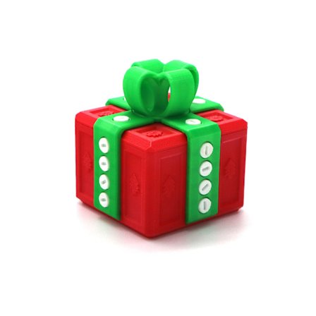 3D-printet Skruekasse Spøg - Sjov Julegaveæske med Skruer til Irriterende Spøgegaver