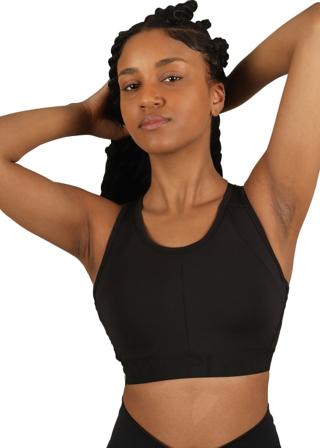 Stay in Place Max Support Sports Bra F-Cup Women undergarment Black 70
