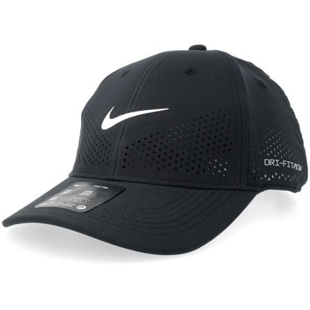 Nike - Svart adjustable Keps - Dri-fit Club ADV Black/White Adjustable @ Hatstore