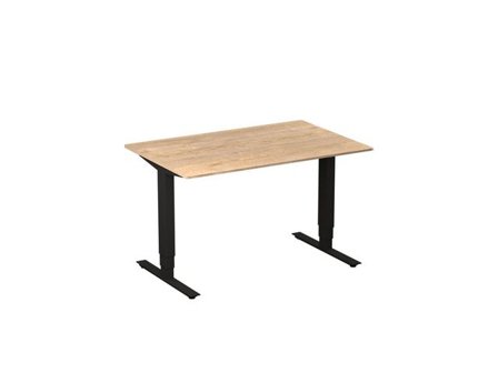 deNord Design Bord höj/sänk Pro 1200x800 ek/svart - Lyreco - Kontorsmöbler och inredning - Bord och hurtsar - Skrivbord - Höj/sänkbar