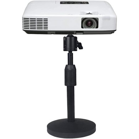 Mini-projektorstativ til skrivebord, mini-projektorholder, vinkeljusterbart projektorstativ med 1/4in monteringsskrue