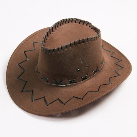 Western cowboyhatt bøyd brätte utendørs toddler solhatt ferie Coffee 56-58cm