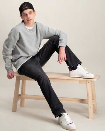 RYVLS The Core Crewneck Grijs Truien Jongens - Kids Brand Store