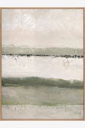 Malerifabrikken - Design Maleri / Outlandish / 90x120 Cm / Egetræsramme - Grøn - Billeder - 90X120 - Fra Homeroom