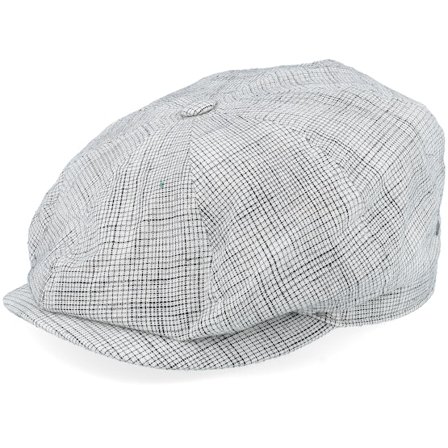 Bailey - White flatcap Czapka Z Daszkiem - Conall White Flat Cap @ Hatstore