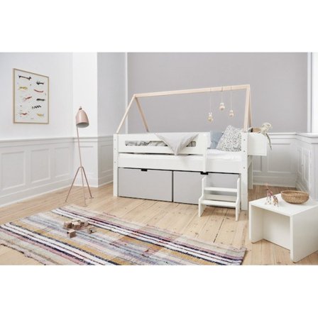Manis-h - Nanna 90x200 - Vit - Litenleker