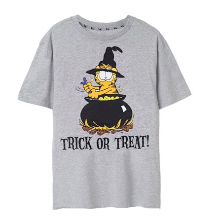 Garfield Trick Or Treat Marl T-shirt XL Grå