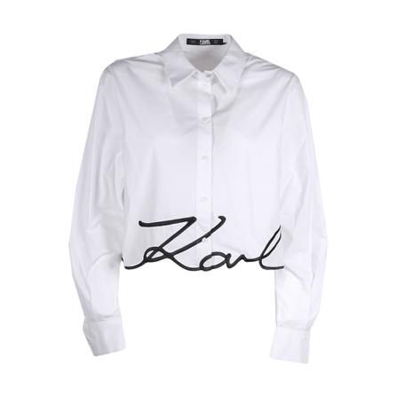 Karl Lagerfeld, Shirts Biały, Kobieta, Rozmiar: S