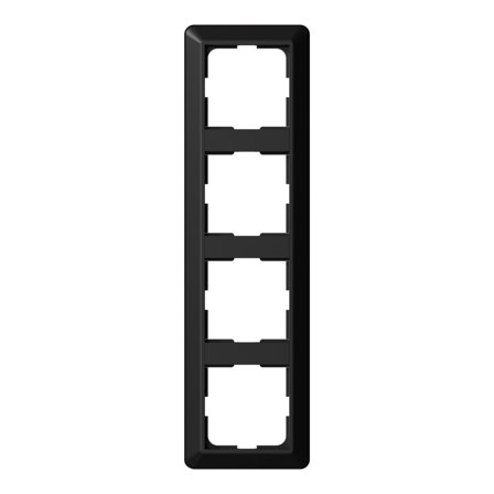 Elko EKO40016 RS Kombiram svart 4-fack, Strömbrytare & vägguttag