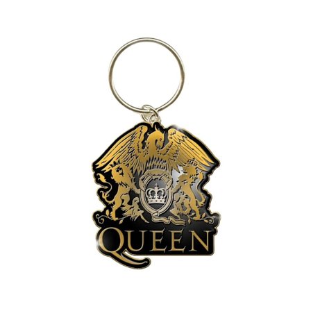 Queen Crest Enamel Nyckelring One Size Svart/Guld