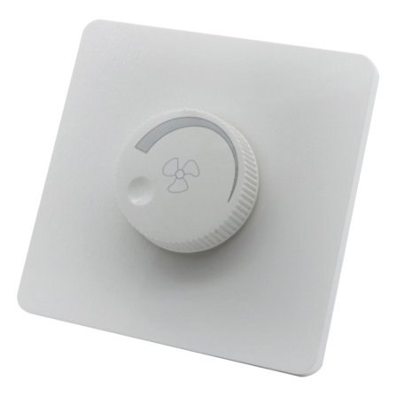 220V Universel Justering Loftventilator Hastighedskontrol Trinløs Hastighedsjustering (FMY) Hvid