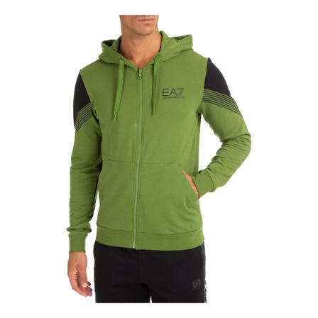 Emporio Armani EA7 men's hoodie sweatshirt sweat Grøn, Herre