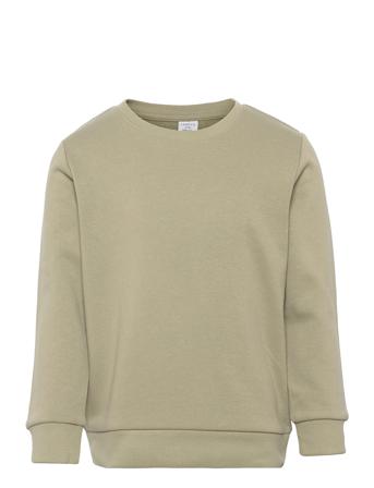 Sweater Basic Sweatshirt Trøje Grøn Lindex