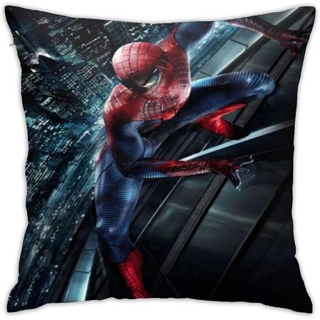 Spiderman anpassade cover, personligt inrednings-kuddfodral, bröllopssminkning kudde, födelsedagspresent 18"x18"