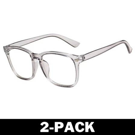 Bekväma Anti Blue Light Glasögon - Ljusgrå