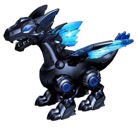 Elektrisk dinosaur leketøy elektronisk gå dinosaur mekanisk lys opp & spray & gå dinosaur leker