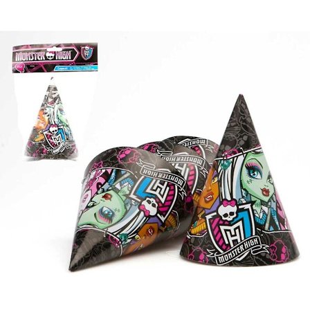 Festtillbehör Monster High 4-pack Hatt