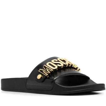 Moschino - Flip-flops - Svart - Dam - Storlek: 39 Eu, Dam, Storlek: 39 EU