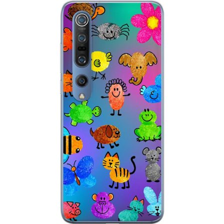 Kompatibelt Mobildeksel til Xiaomi Mi 10 Pro 5G Little Scribble Friends