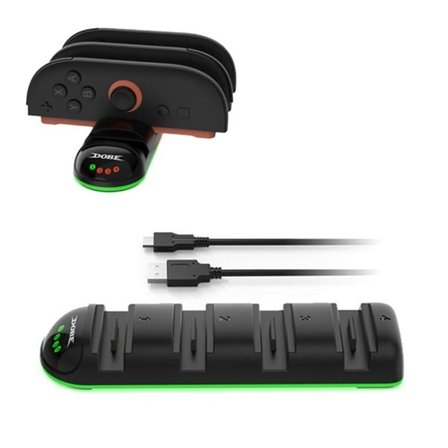 Ladestativ for 4 Joy-con 2-kontrollere