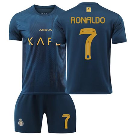 23-24 Riyadh Victory Jersey Away Ronaldo Fotbollströja Set