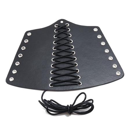 PU Læder Bracer Punk Gothic Arm Armor Cuff Middelalderlig Handske