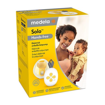 Medela Solo Hands-free Elektrisk Enkeltbrystpumpe, Børn & Forældre, Amning & Flaske, Brystpumper