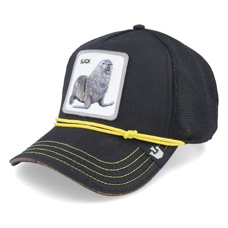 Goorin Bros. - Sort trucker Kasket - Seal Of Approval Nautical Nonsense A-Frame Trucker @ Hatstore
