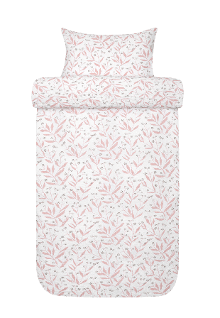 Høie of Scandinavia Thale bäckebölja bäddset 150x210 cm Sovrum Unisex Rosa 150x210/50x60