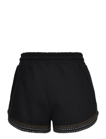 Crochet Lila Short Shorts Casual Shorts Svart AllSaints*Betinget Tilbud