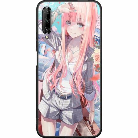 Huawei P Smart Pro 2019 Svart Skal Anime Girl Cute