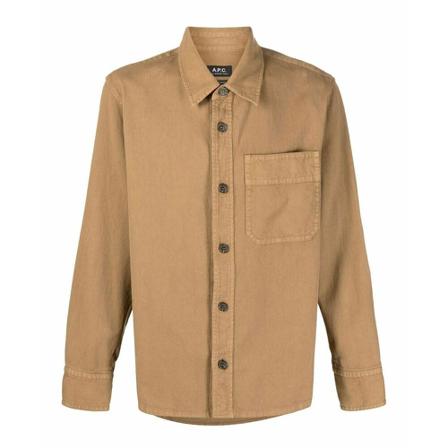A.p.c. Casual Shirts beige, Herr, Herr, Storlek: M