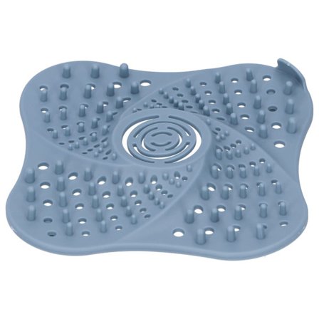 Golvbrunnssil Hårfångare Stopp Anti-blockerande Vask Avloppsfilter Blå