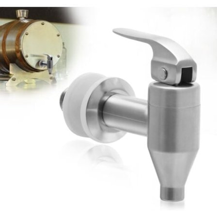 Erstatningskran for drikkedispenser, vannfontenekran i rustfritt stål, ølkran for hjem og fest_yux