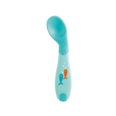Chicco Cucchiaio Angolato Azzurro 1 Pezzo