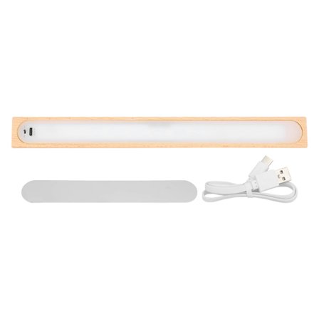 Kaapin alle valaisin puinen 3000K langaton liiketunnistin USB ladattava magneettinen LED yövalo nauha vaatekaappi kaappi kaappi