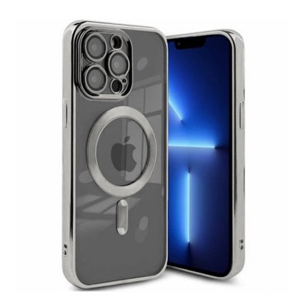 Luxury Mobilskal med Magsafe iPhone 13 Pro Max - Silver