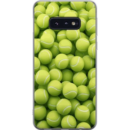 Kompatibel Mobilcover til Samsung Samsung Galaxy S10e Mønster af grønne tennisbolde i høj detalje, sporty motiv med gentagende tekstur og stærke f
