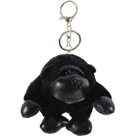 Gorilla nøgleringe søde små plysdyr nøglering vedhæng Kawaii Go