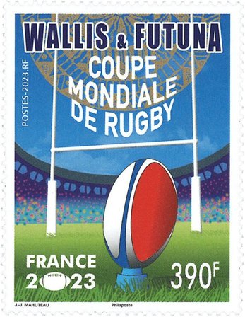 Wallis og Futuna - Rugby 2023 - Postfrisk frimærke