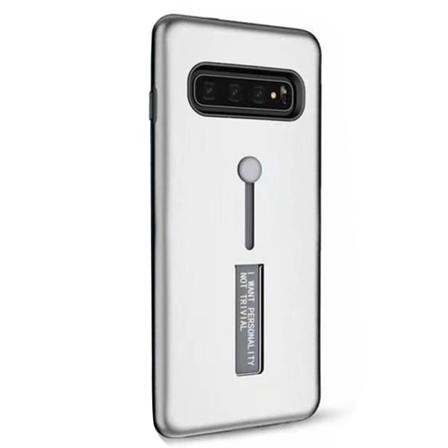 Samsung Galaxy S10E - Stilfuldt beskyttelsescover (KISSCASE) Silver