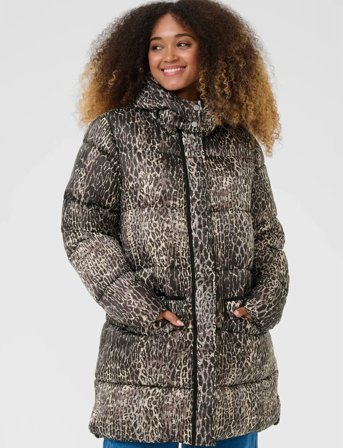 Cream Crgaiagro Midi Printed Jacket - Grey - 36