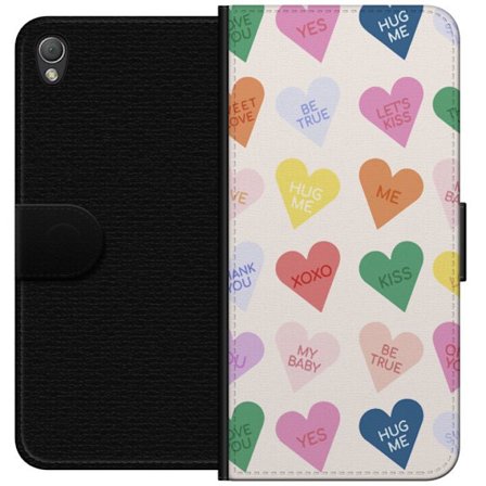 Kompatibelt Plånboksfodral till Sony Sony Xperia Z3 CandyHearts