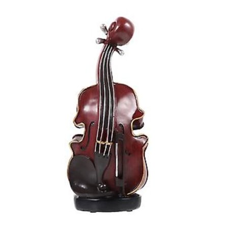 Vintage Musikk Instrument Modell Fiolin Dekorasjon Restaurant Vinkabinett Dekorasjon