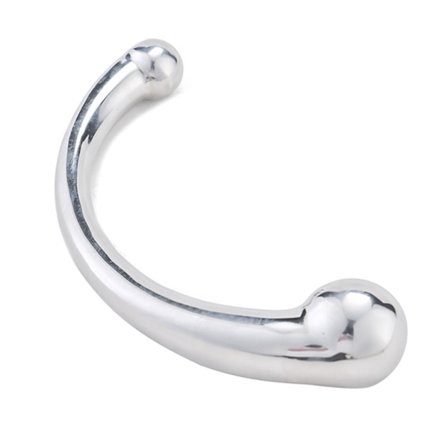 Poleret Stål Massager Hård Dildo Metal Stav Prostata Massage Stick til Krop