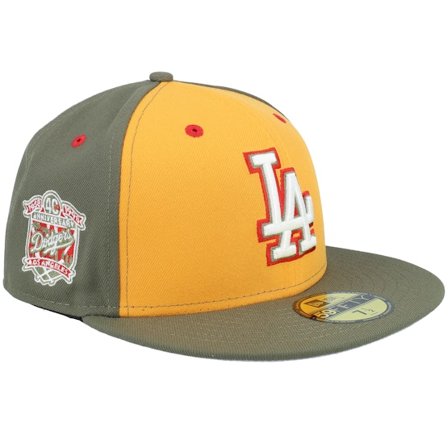 New Era - MLB - Green - fitted - Cap - Los Angeles Dodgers Ultimate 59FIFTY 40th Gold/Olive Fitted - Hatstore