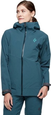 Black Diamond Recon Stretch naisten laskettelutakki, sinivihreä