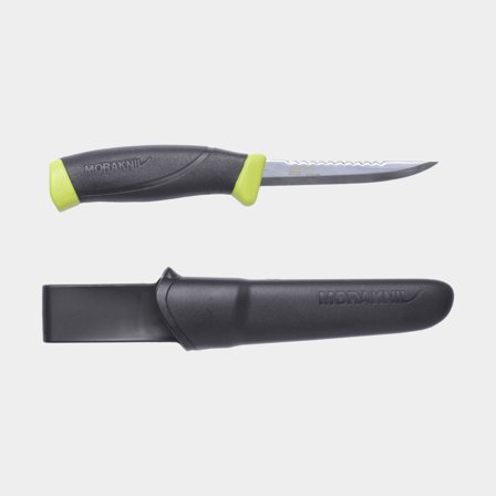 Vissersmes Morakniv Companion Fishing Scaler 098 (S), 214 mm, TPE-rubber / gerecycled Zweeds roestvrij staal